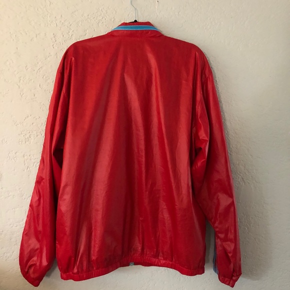 🔥VTG ADIDAS STRIPED WINDBREAKER W/HOOD🔥 - Picture 4 of 7